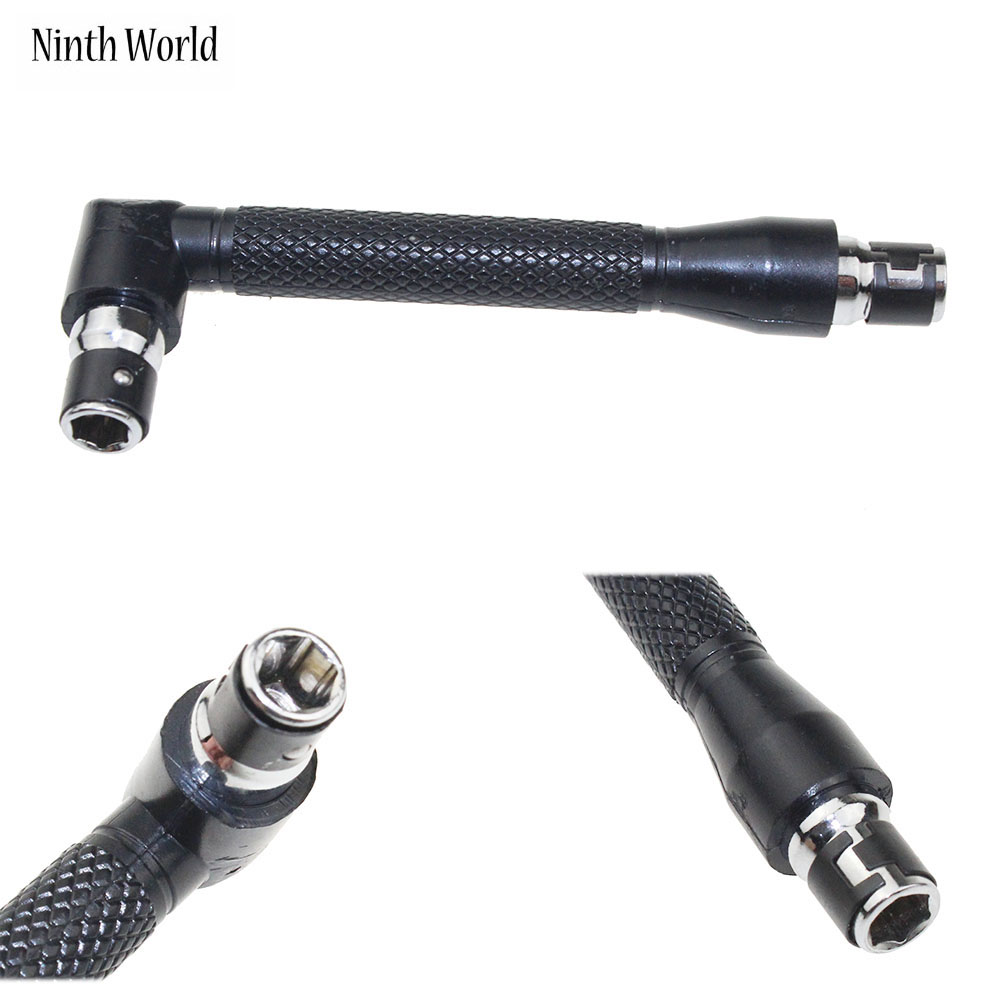  9  귣 ڵ  ϻ ũ ̹ Ʈ  L  ̴    ġ ƿƼ ȸ /Ninth World Brand Hand Tool L-shape Mini Double Head Socket Wrench Suitable Fo